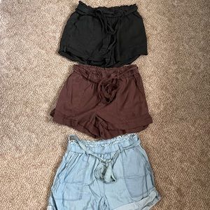 Aerie paperbag shorts